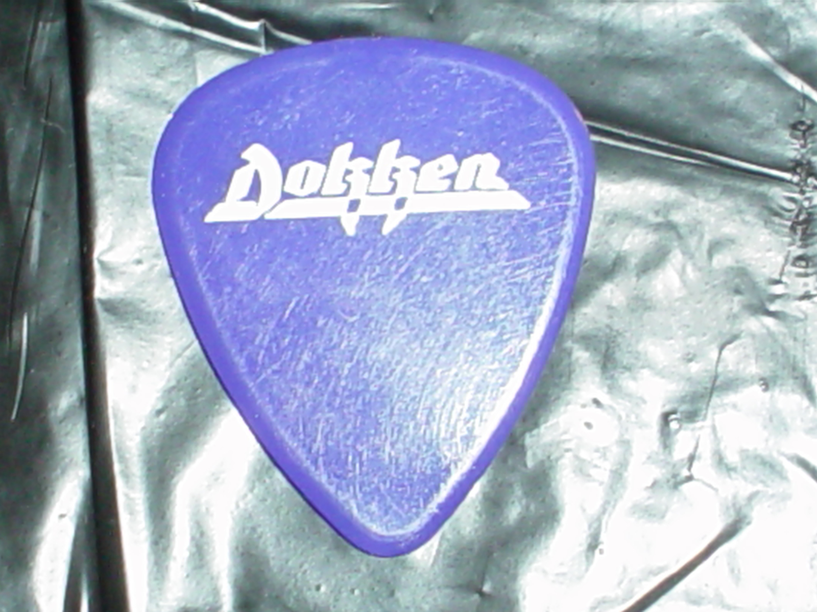 DOKKEN & Jeff Pilson Signature Early 90's Concert Tour RaRe GUITAR PICK Dio