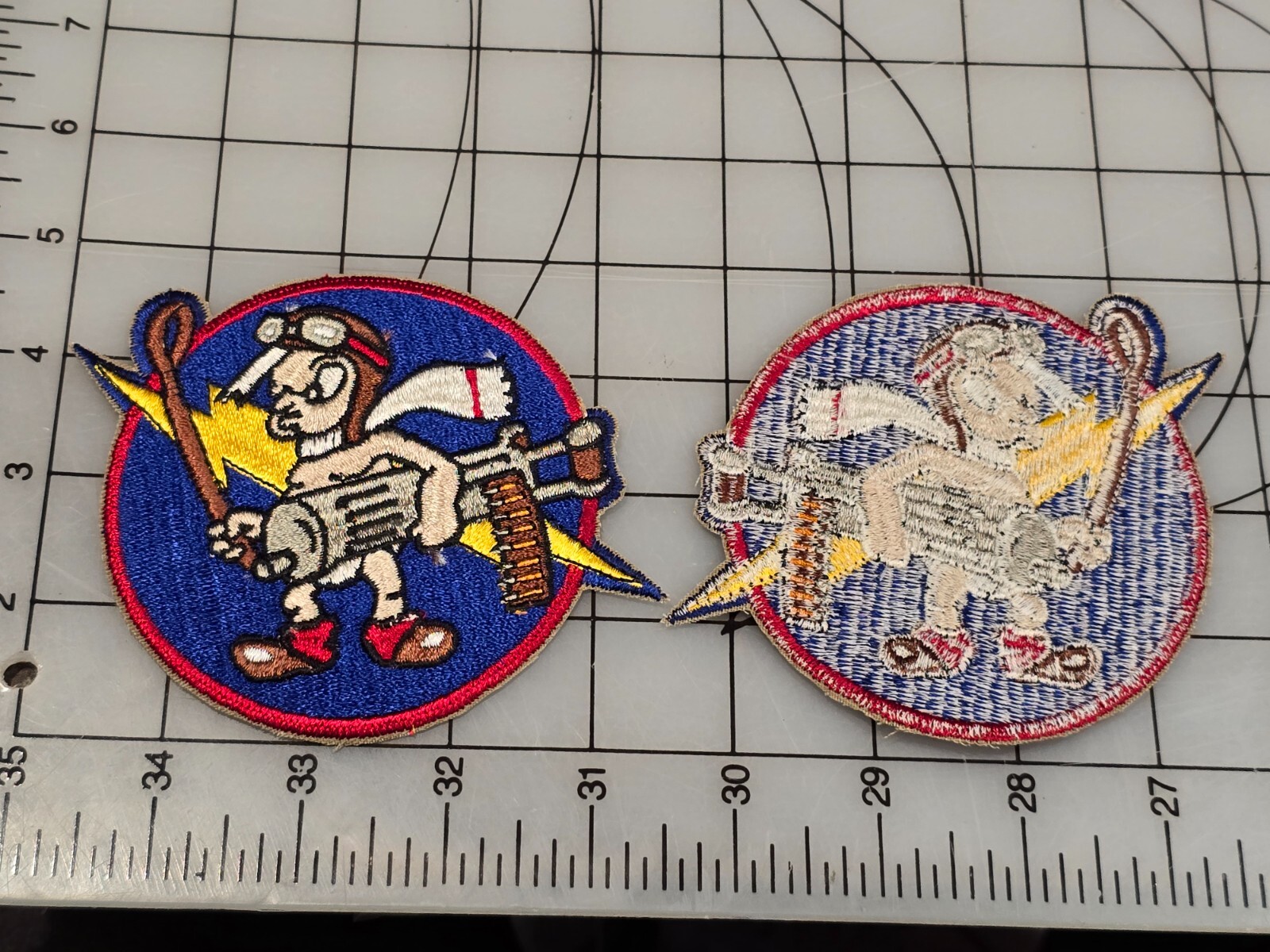 Reproduction WW2 US Army Air Force 487 Fighter Squadron Patch 3610