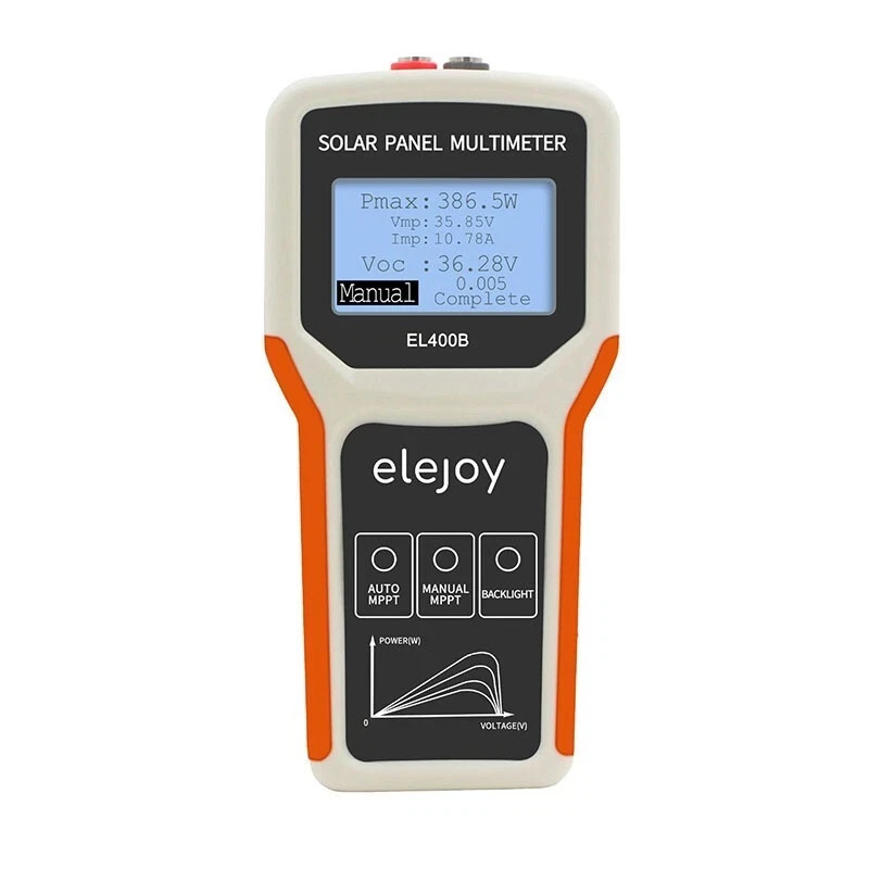 Elejoy EL400B 5-400W 12-60V Solar Panel Multimeter PV Panel Tester LCD ty23 New