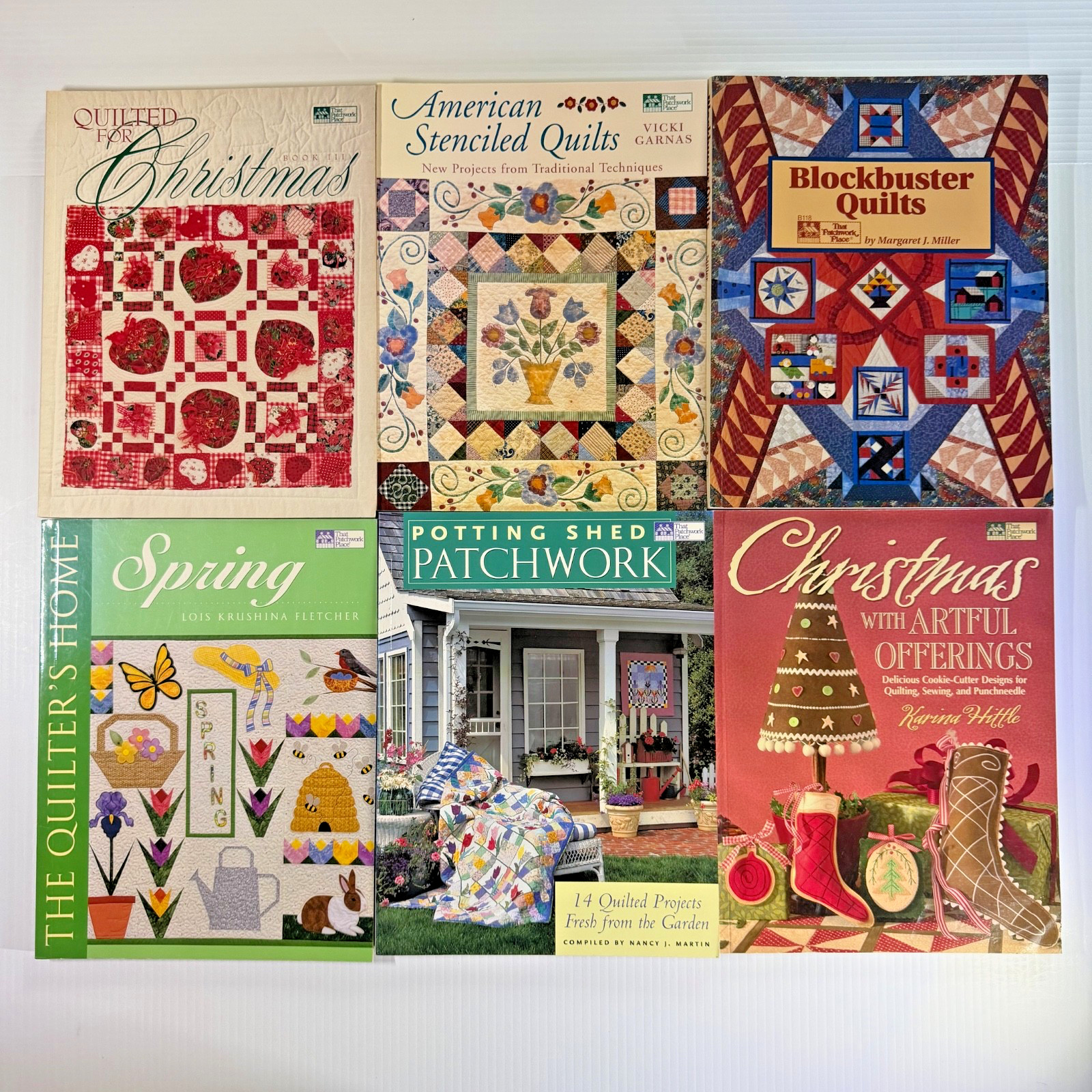 Quilting Quilt Books By That Patchwork Place Lot Of 6 Ideas Variety Patterns 2