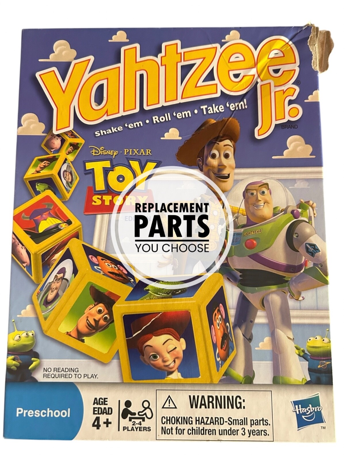 Toy Story Yahtzee Jr Junior 2009 REPLACEMENT PARTS PIECES YOU CHOOSE