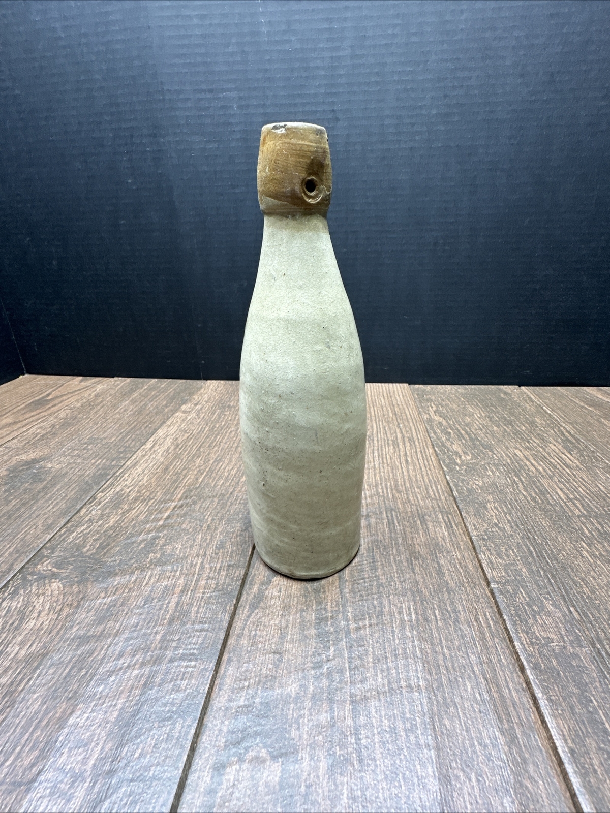 Vintage Glazed E.VEIL STONWARE BOTTLE