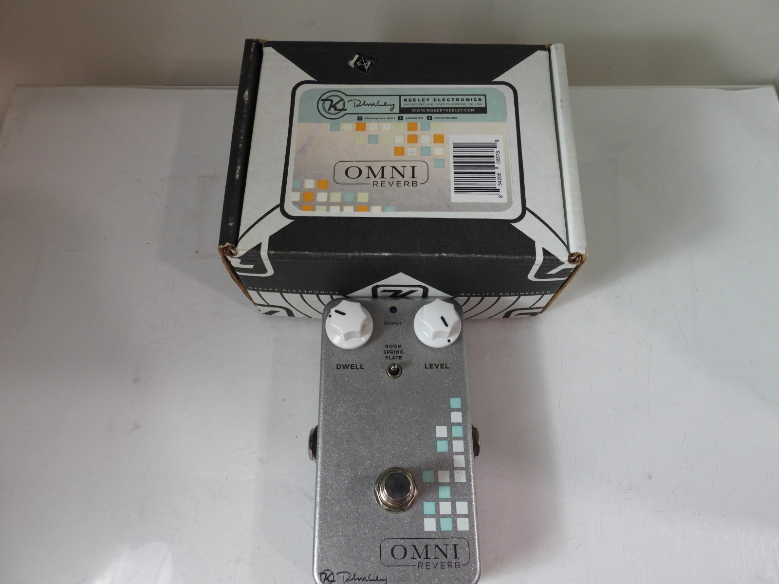 Keeley Omni Reverb Effects Pedal Free USA Shipping