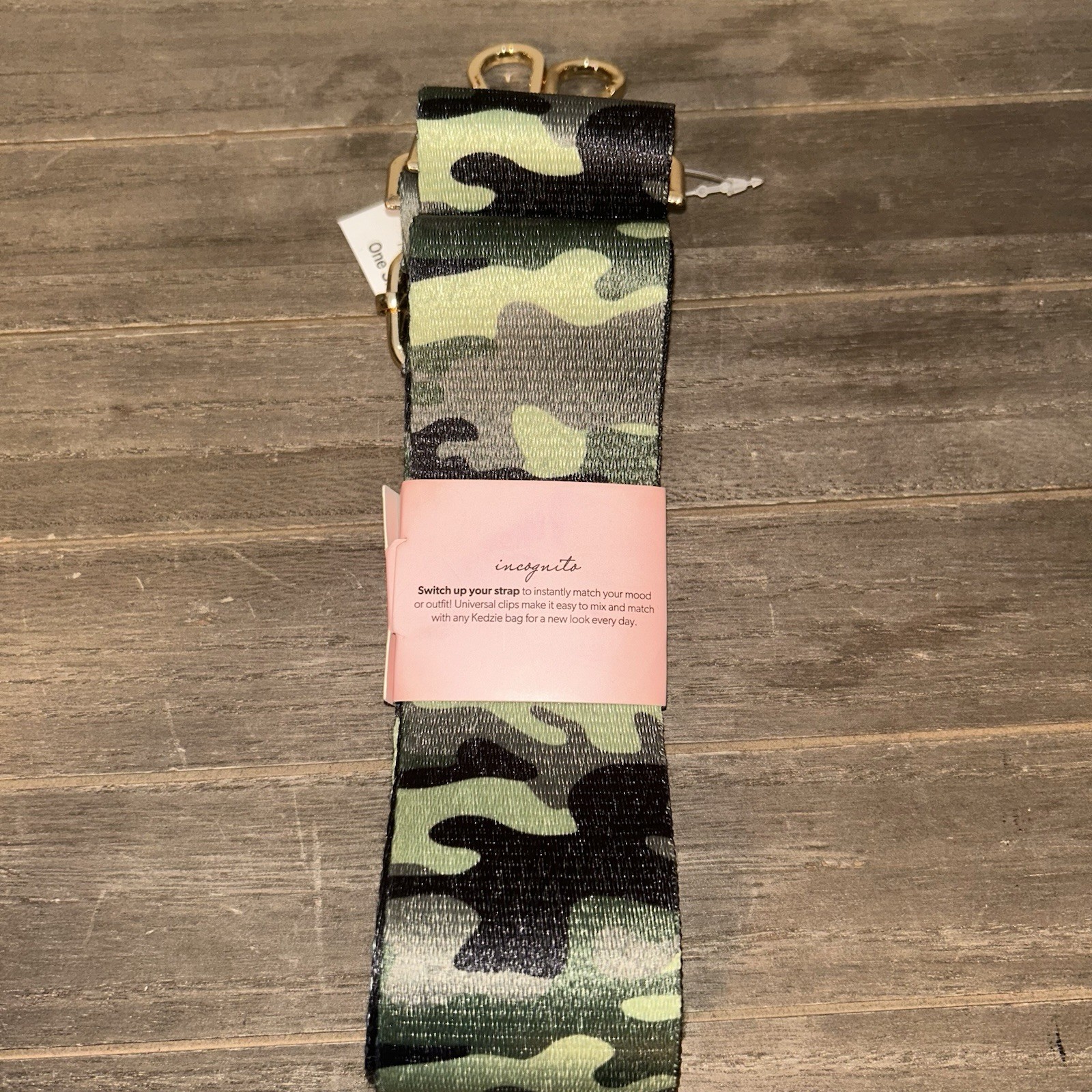 NWT KEDZIE Camo Crossbody Adjustable Purse Handbag Strap