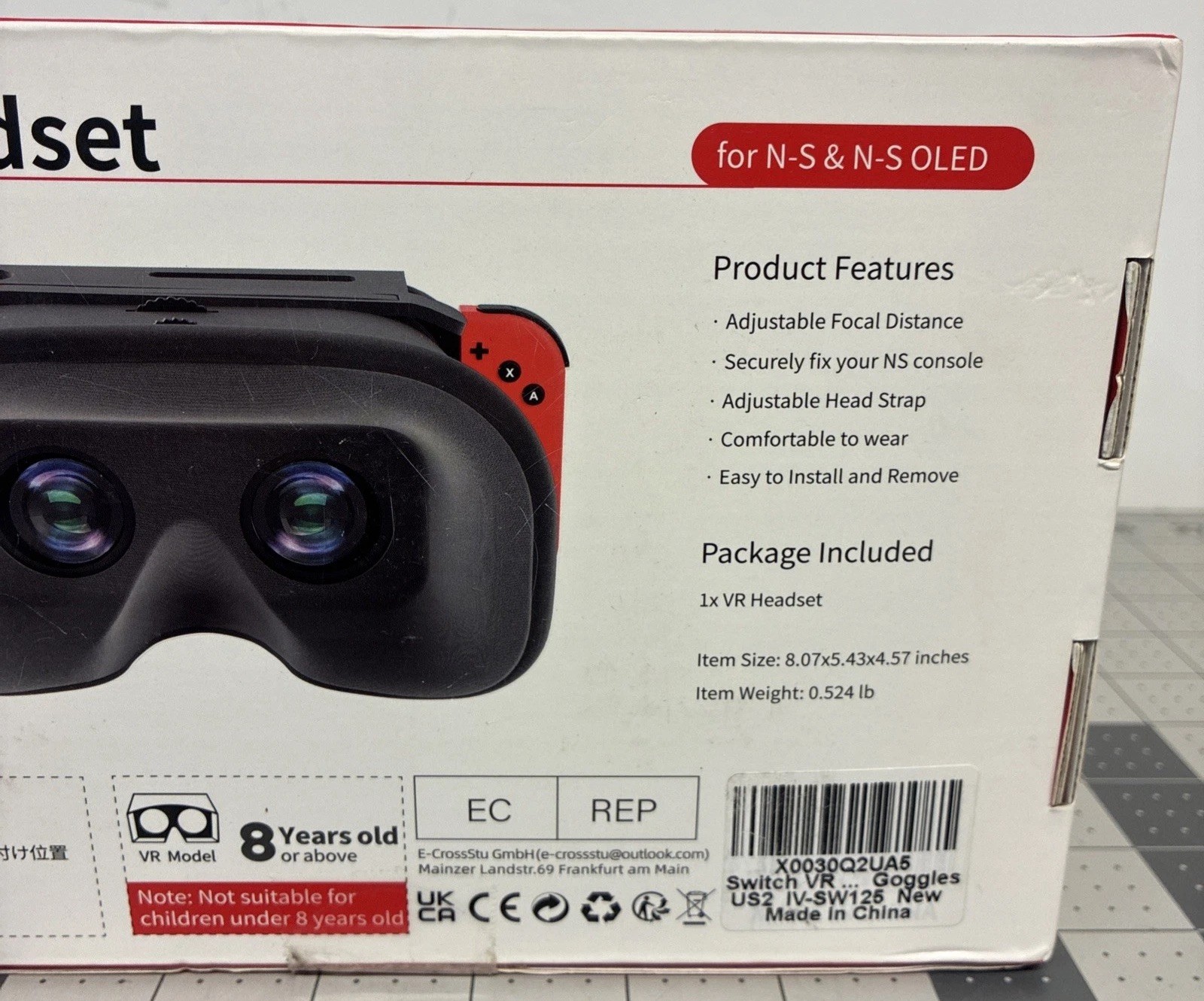 OIVO Switch VR Headset for Nintendo Switch & OLED, Adjustable Focal, Black