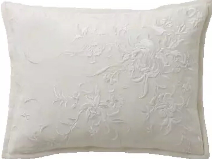 Ralph Lauren Blyth Embroiled Floral Deco Throw Pillow $255 NWT