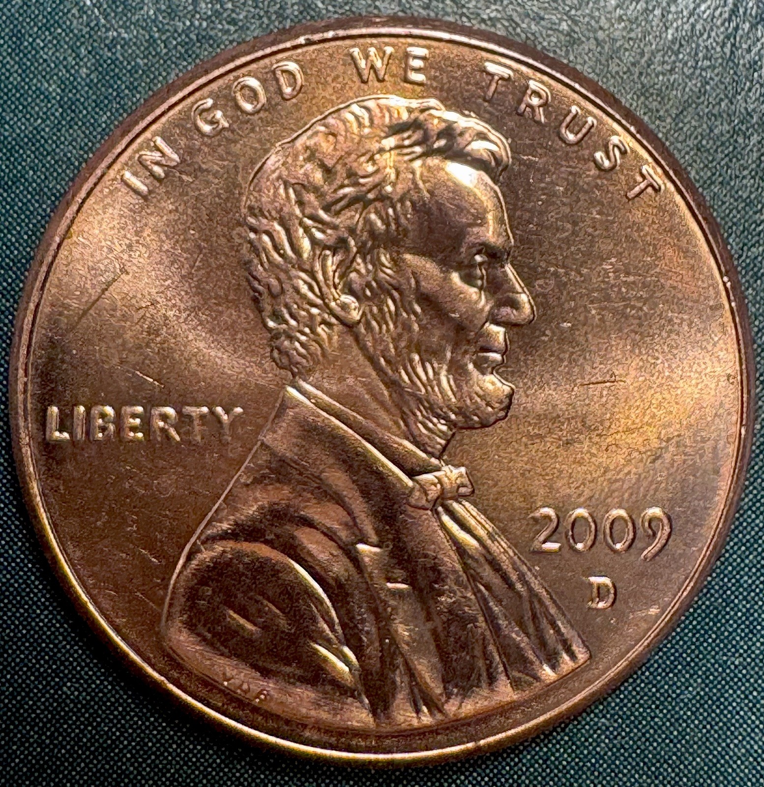 2009 Lincoln Bicentenial Penny Rd Uncirculated