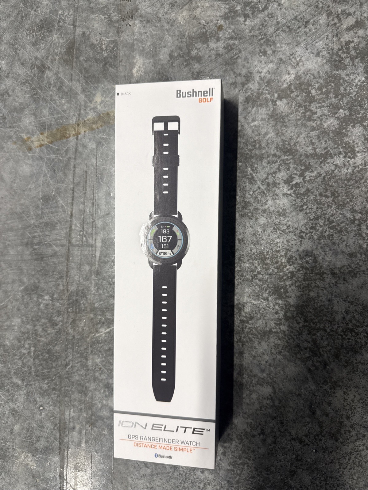 Bushnell Golf Ion Elite GPS Rangefinder Black Watch with Bluetooth