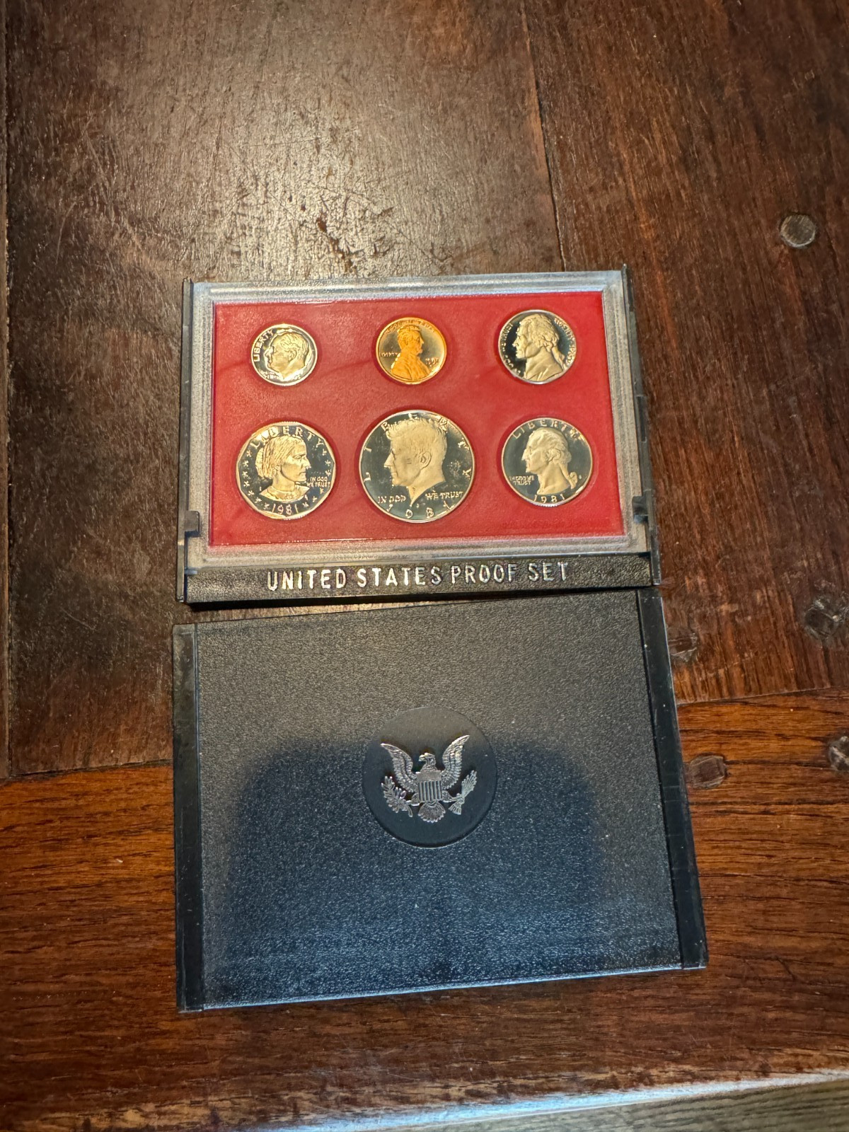 Set of 2-1981 Proof set-Genuine- Complete and original as issued by US Mint.