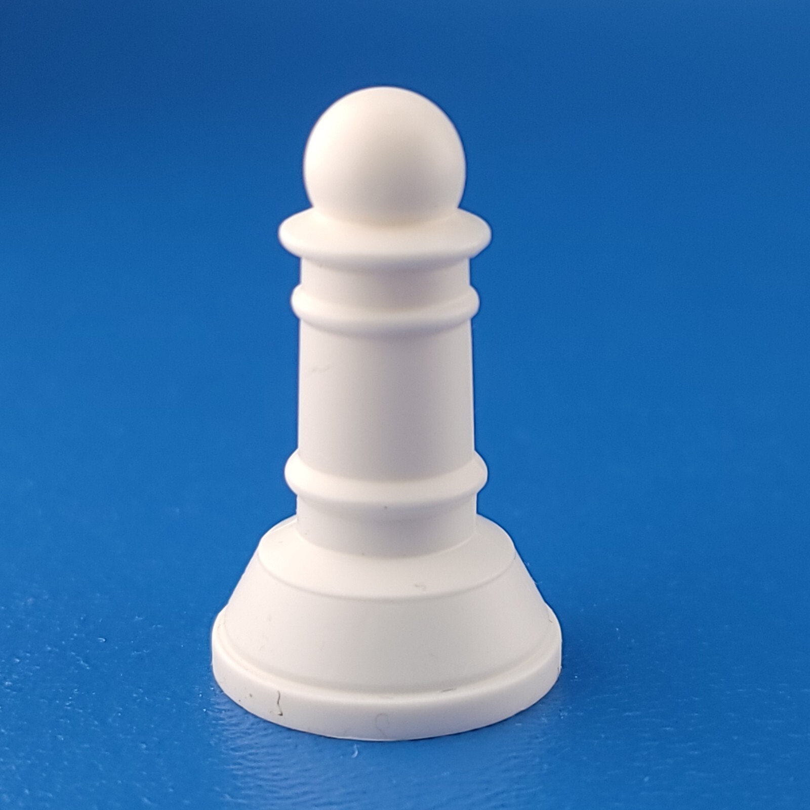 Chess Pawn White Hollow Plastic Replacement Game Piece Classic Games 44833