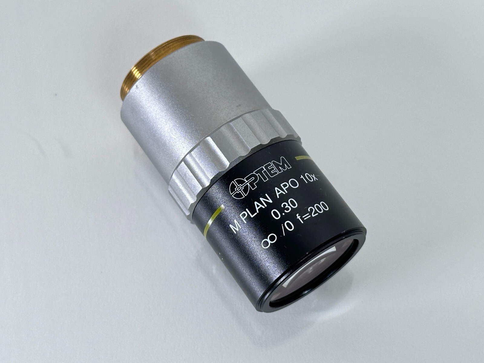 Excelitas Optem 28-21-10 10x M Plan 0.30 Apo Objective Lens