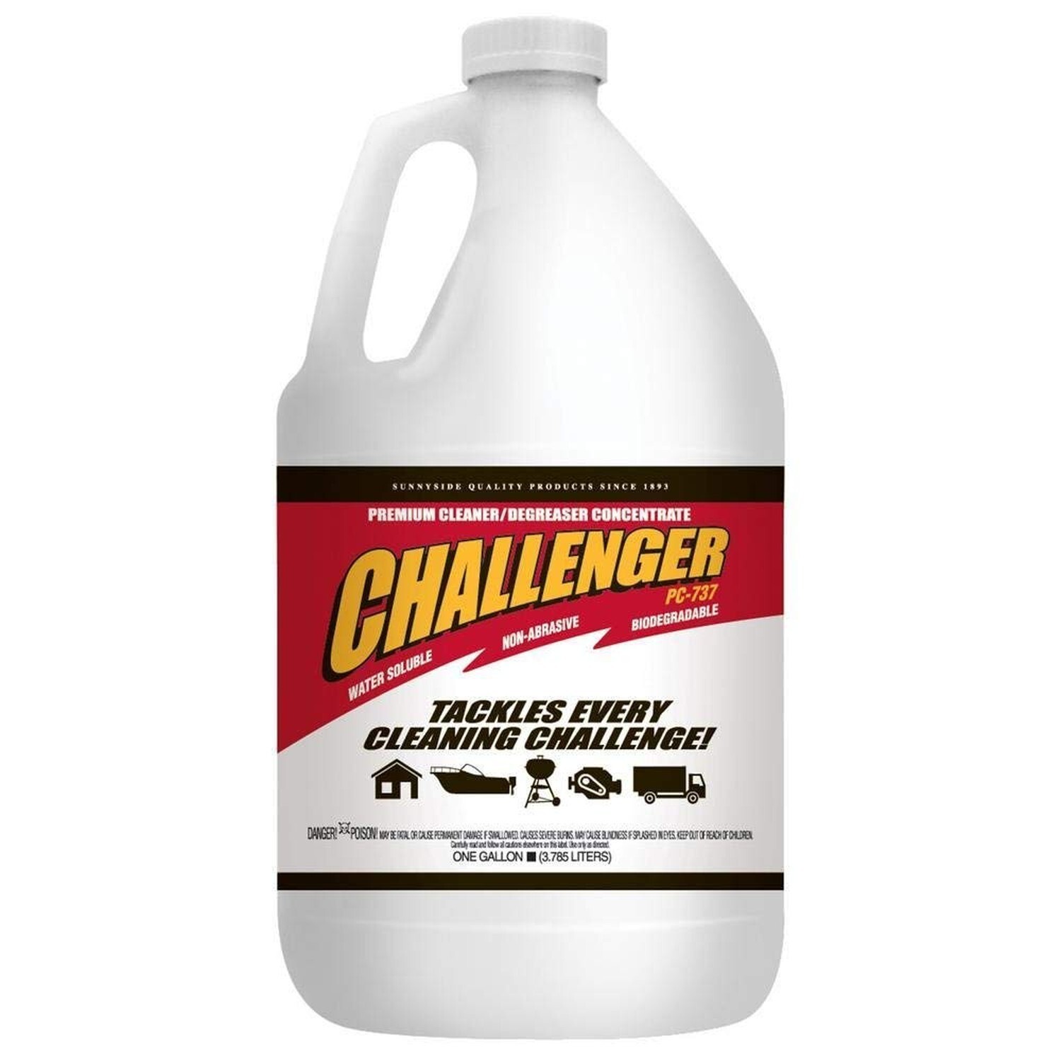 Sunnyside 737G1 Challenger Cleaner Degreaser Concentrate, Gallon