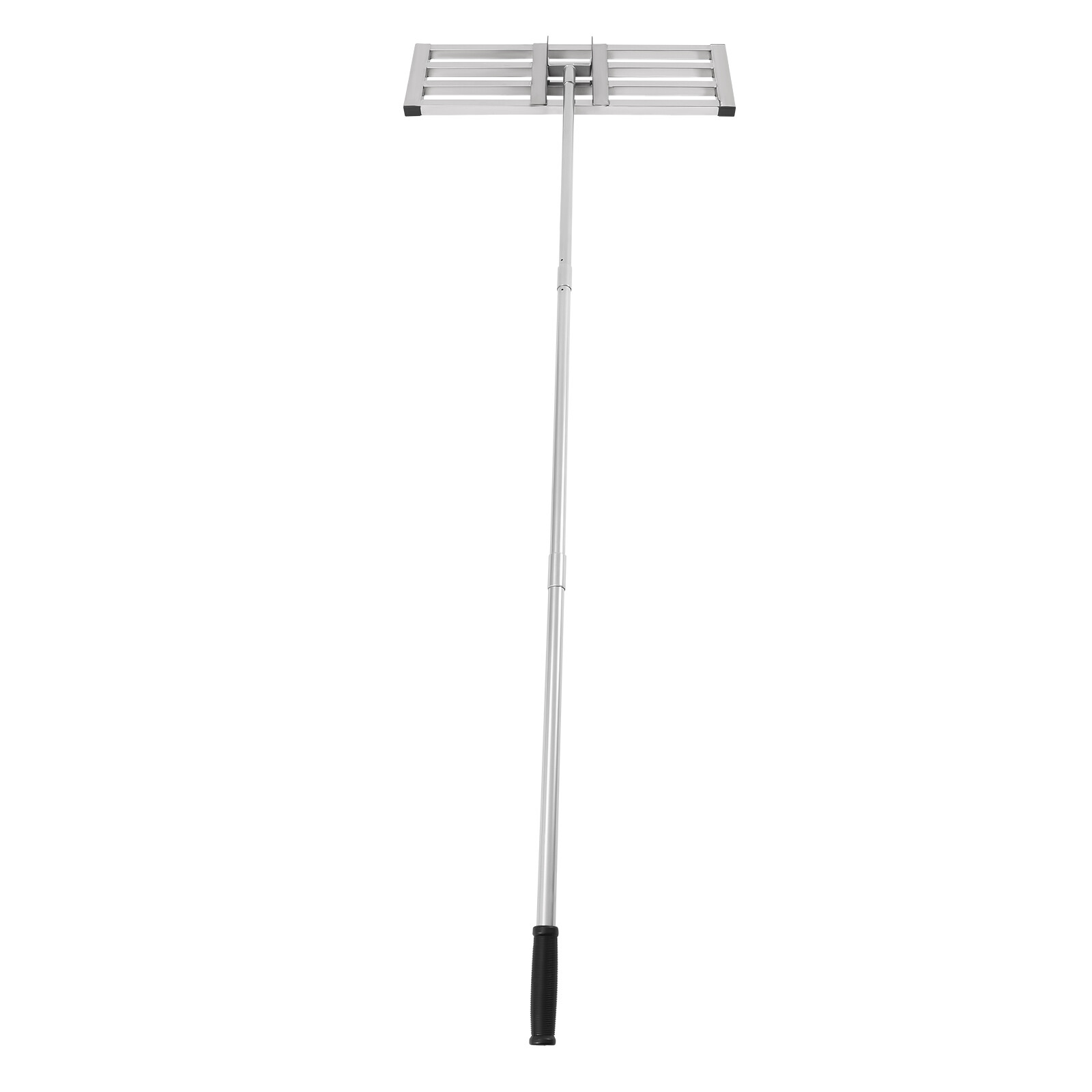 30" × 10" Stainless Steel Lawn Leveling Rake with Adjustable Length