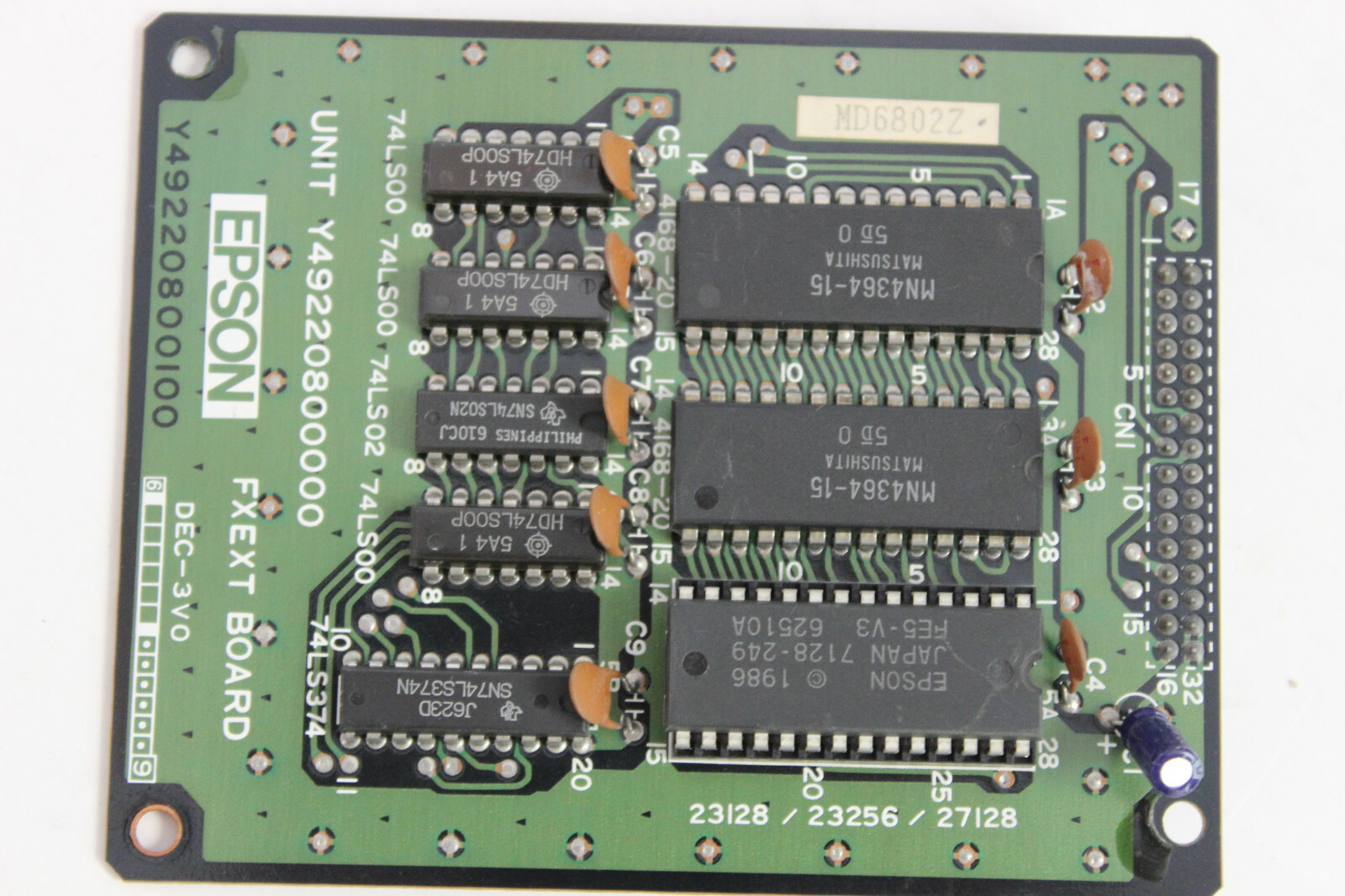 EPSON Y49220800000 FXENT BOARD FX286 FX185 PRINTER