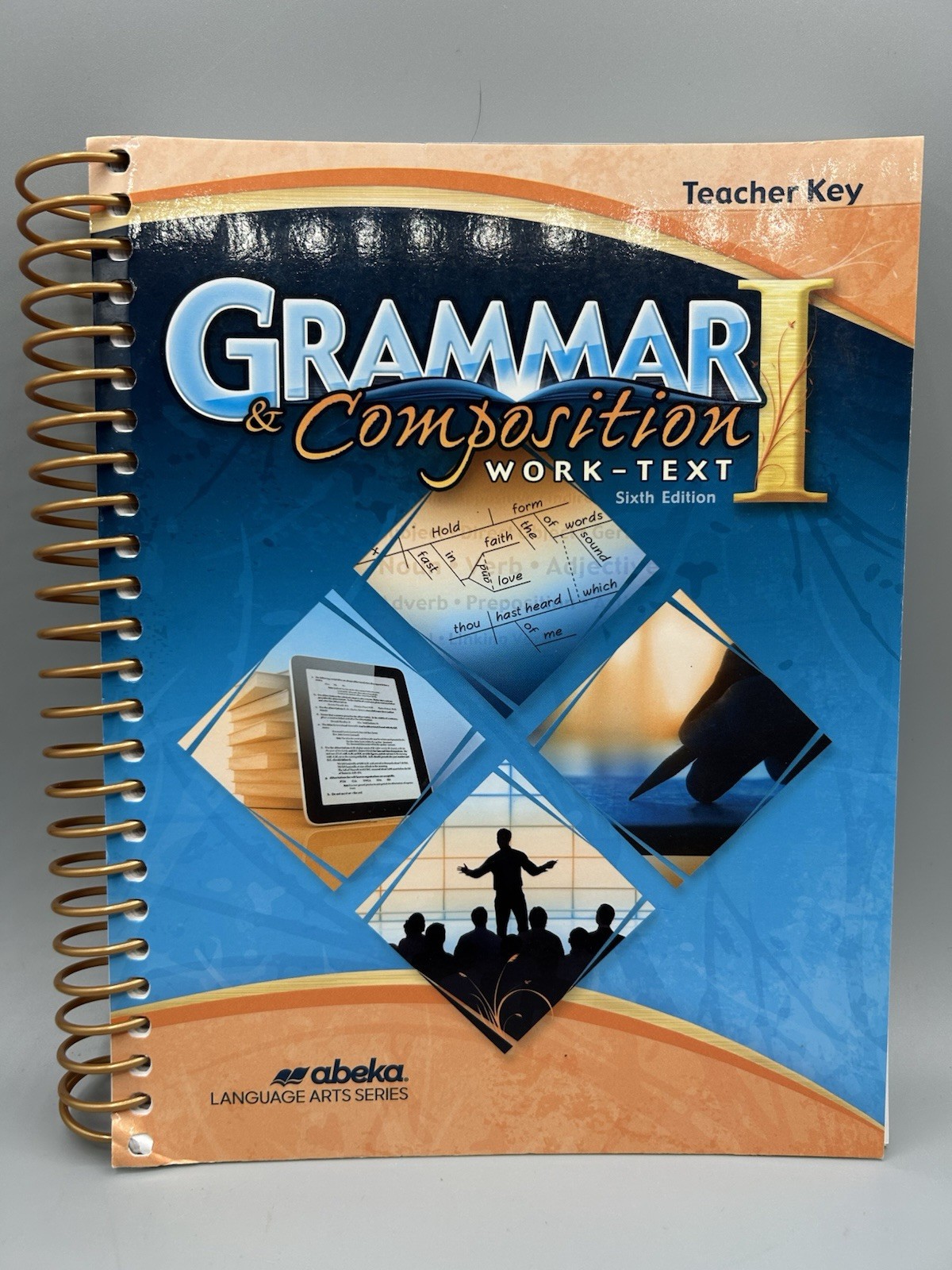 Abeka Grammar and Composition I Work-Text Teacher Key 6th Edition Grade 7
