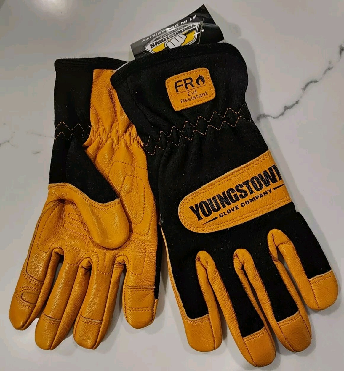 Youngstown Glove 12-3270-80-XL Flame Resistant Mechanics Hybrid Gloves, X-Large