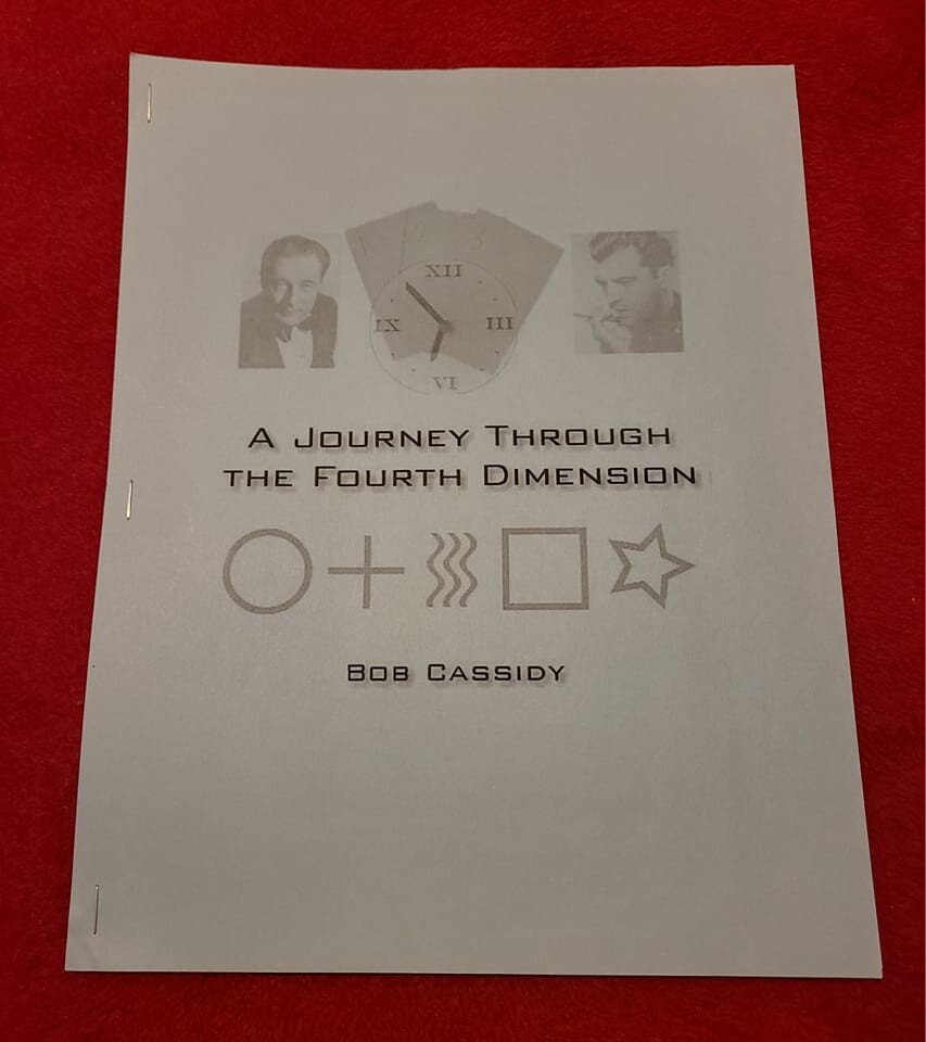A Journey Through the 4th Dimension By Bob Cassidy Magic Trick Mentalism