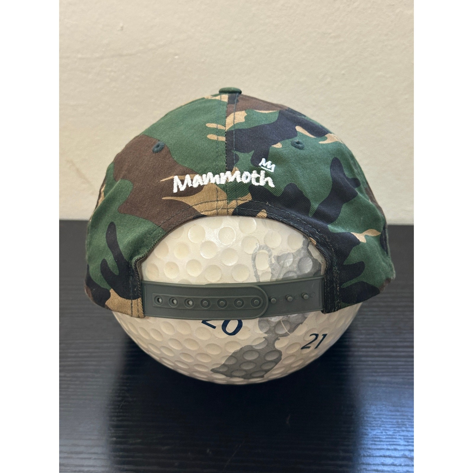 *RARE* Mammoth Lakes CROWN Snap Back Hat Unisex Adult Adjustable Camo