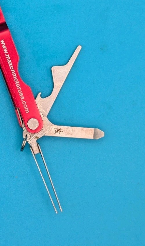 Leatherman Micra Multi-Tool, Knife, Scissors, Key Ring, Red! *MAXON MOTOR*