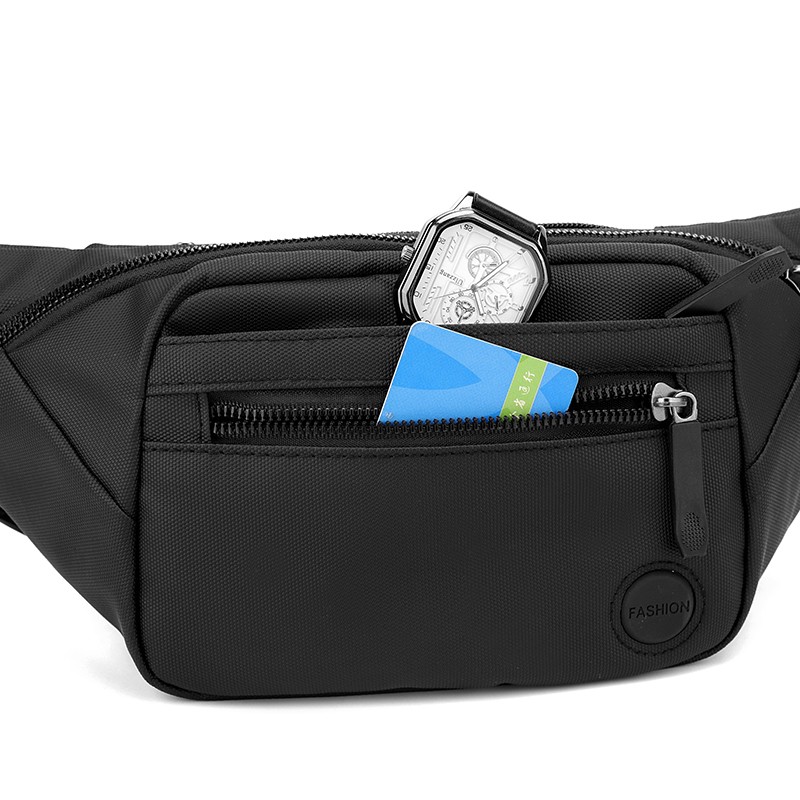 Unisex Waterproof Waist Bag Pack Men Belt Pouch Hip Phone Work Purse Travel Gear