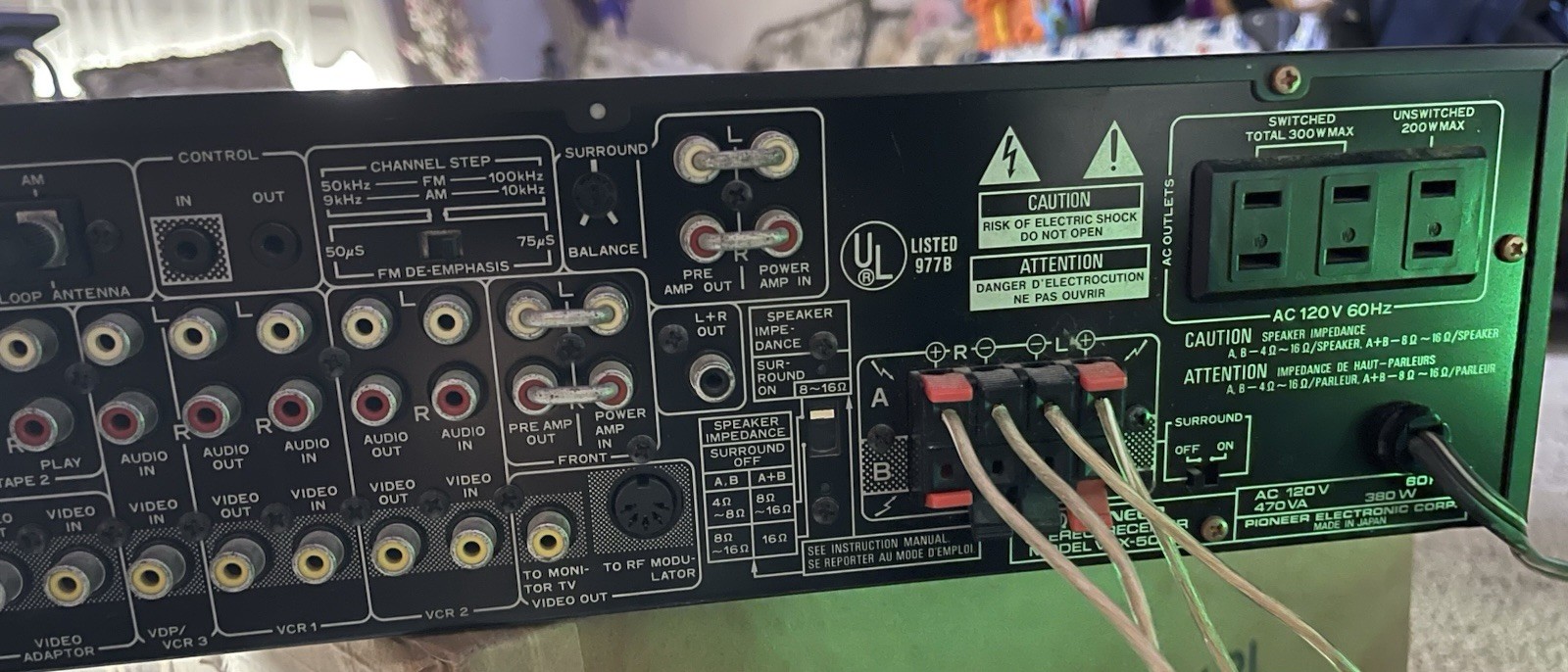 Pioneer Audio Video Stereo Receiver VSX-5000