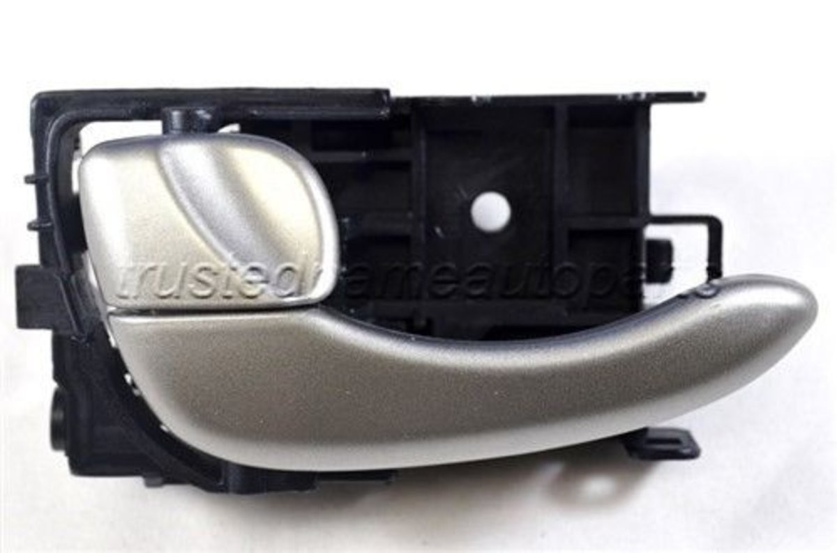 fits 2002 to 2003 Nissan Maxima Interior Door Handle Left Silver
