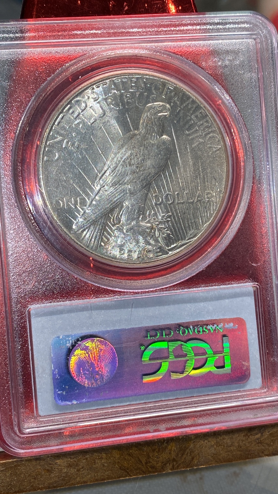 1928 PEACE DOLLAR PCGS MS62 - White Blazer Original Mint Luster.-Lowest Minted
