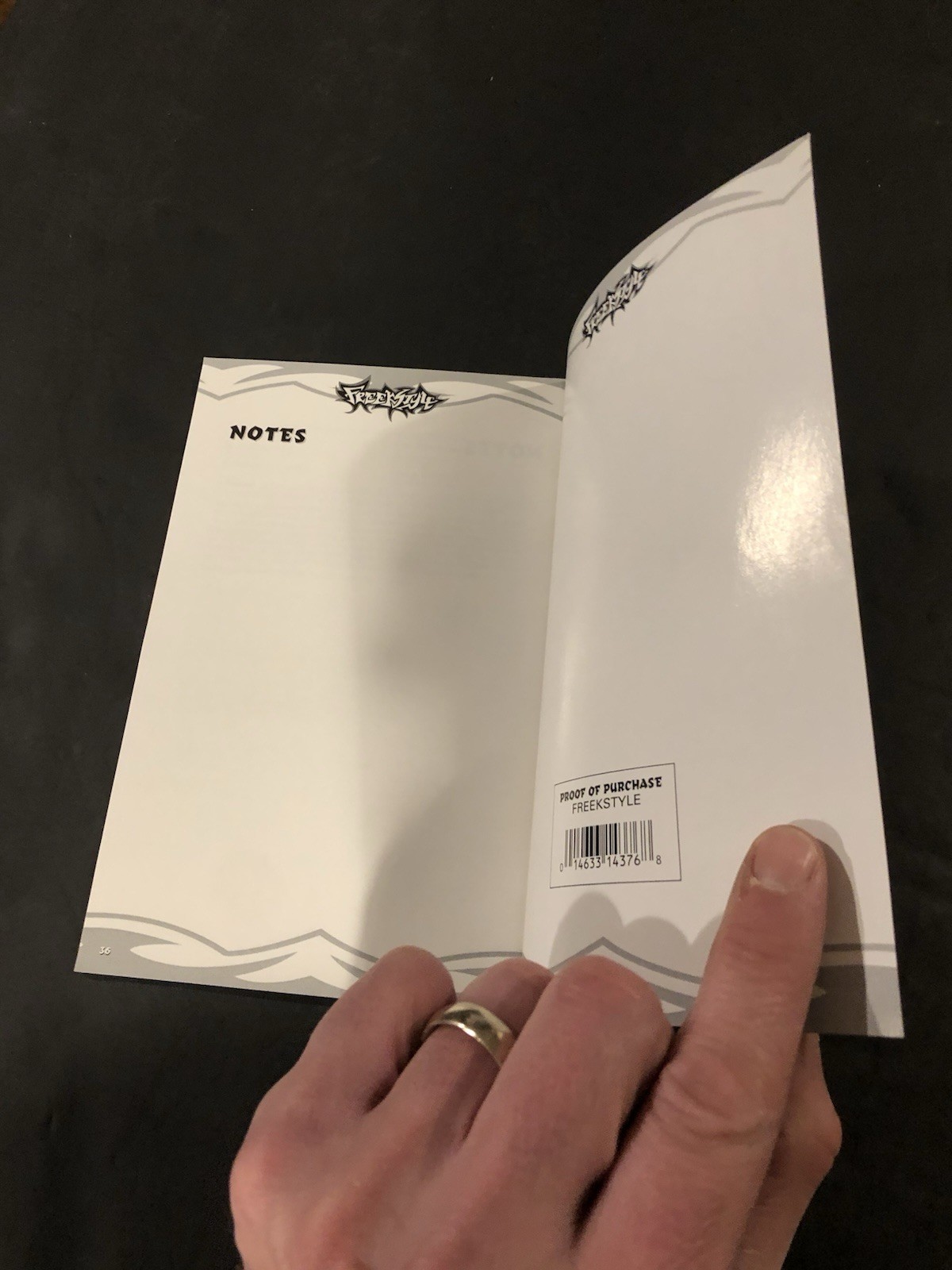 Freekstyle ps2 Manual only