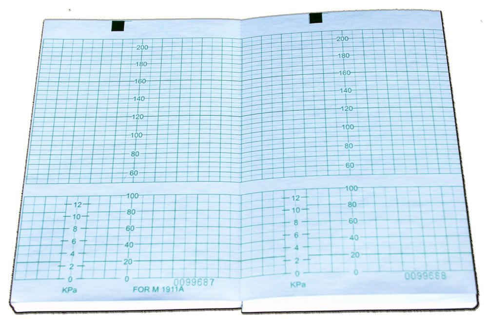 Hewlett Packard Chart Paper M 1911A - 151mm x 100mm x 150 Sheets PK 5