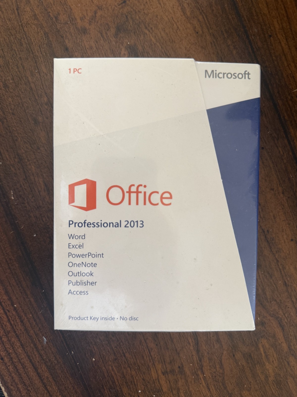 Microsoft Office Professional 2013 for Windows 1 PC Product Key Card NEW SEALED