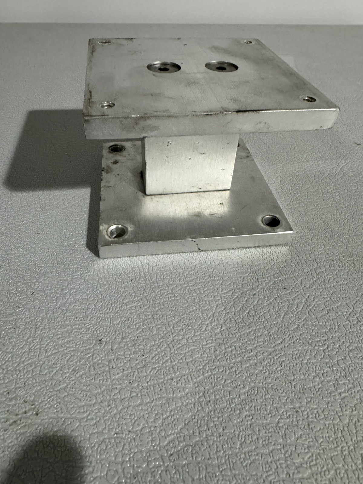 Big Jon Downrigger Predestal Mount silver, nice shape 3”