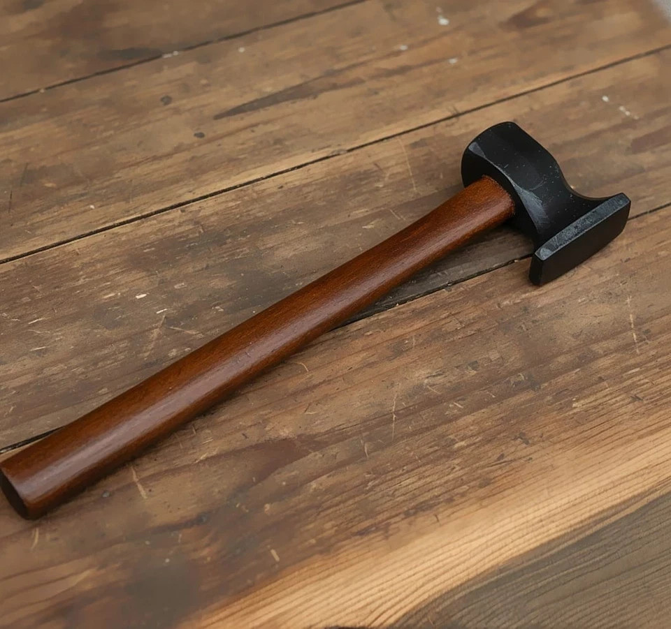 Flatter Blacksmith's Hammer Best Iron Sledge 2.5lbs Weight Hand Forged Hammer