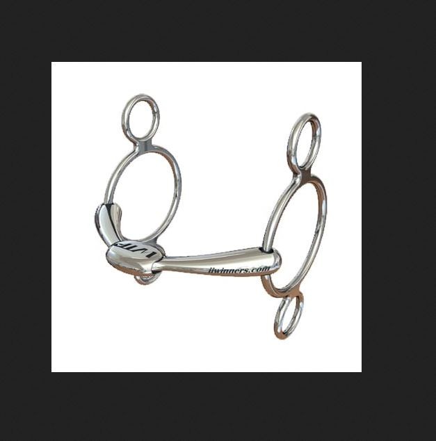 Winning Tongue Plate Loose Ring Universal 3 Ring Bit - Normal Plate - 5.5"