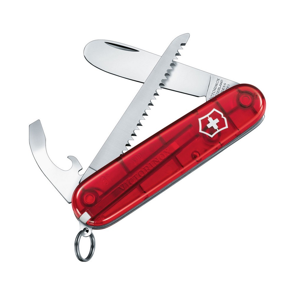 Victorinox Swiss Army Knives My 1st Victorinox with Wood Saw Red Transparent