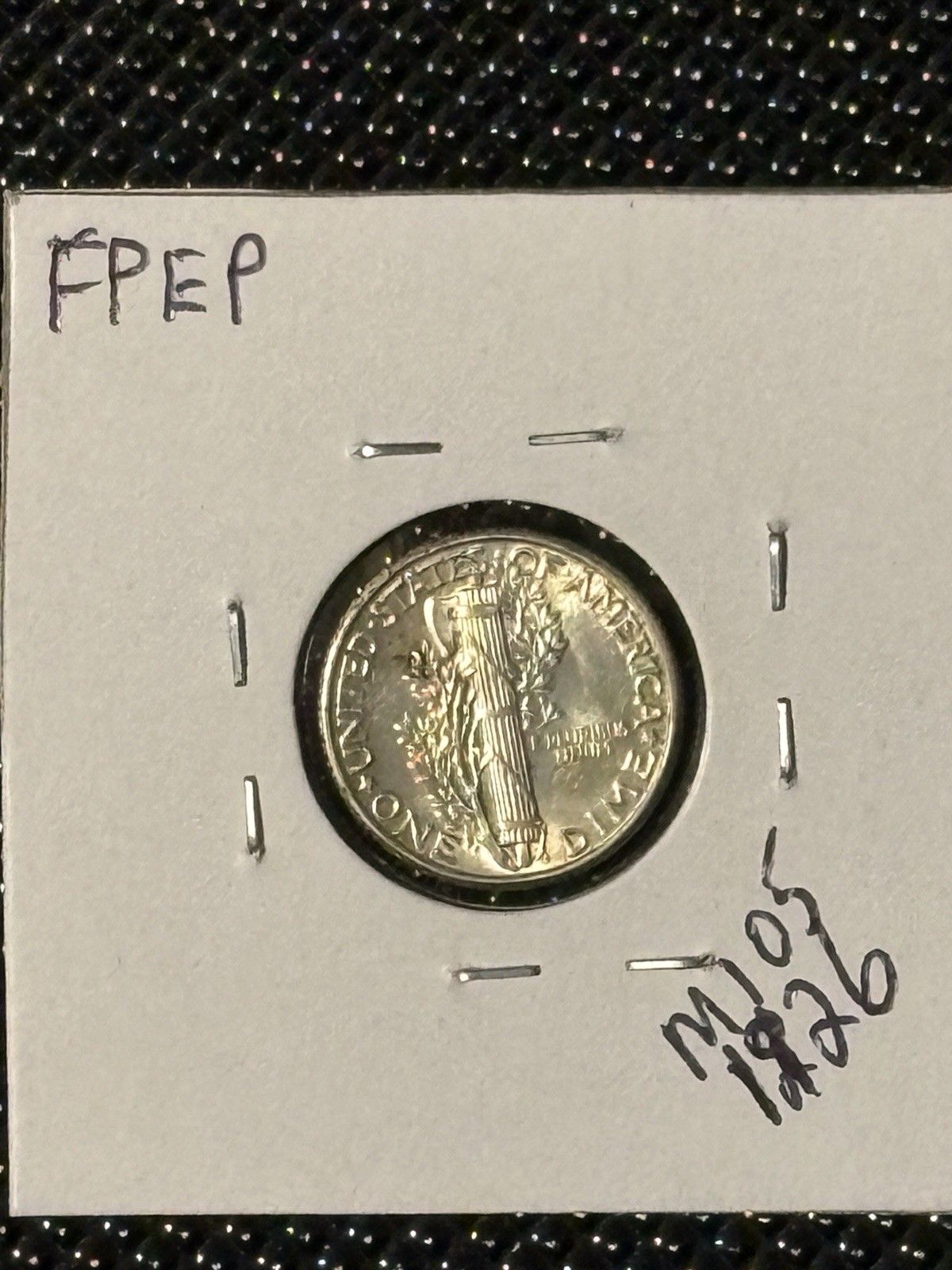 1926 Mercury Dime FULL BANDS