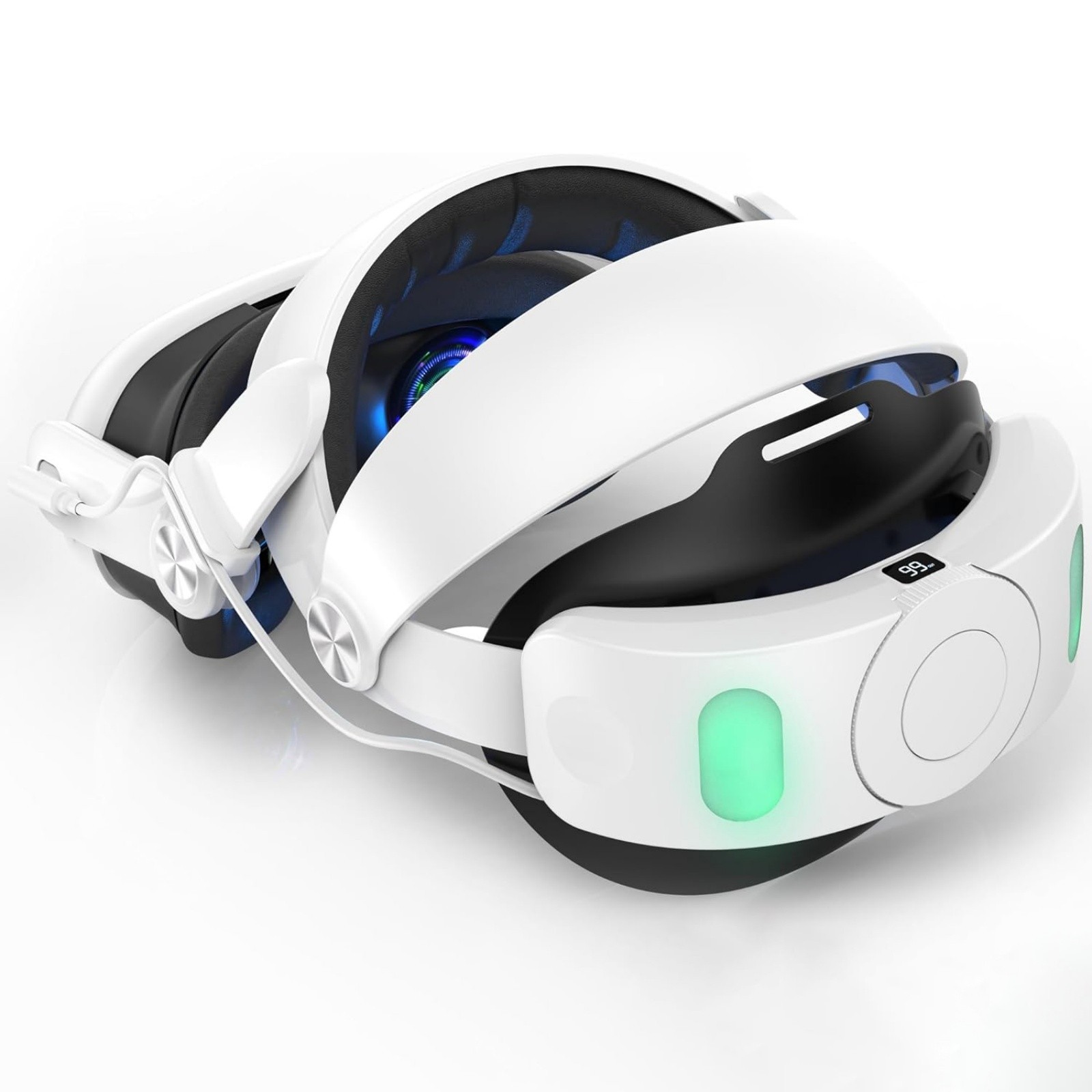 Head Strap with Battery Pack for Meta Quest 3, 6000mAh Battery VR Elite Strap