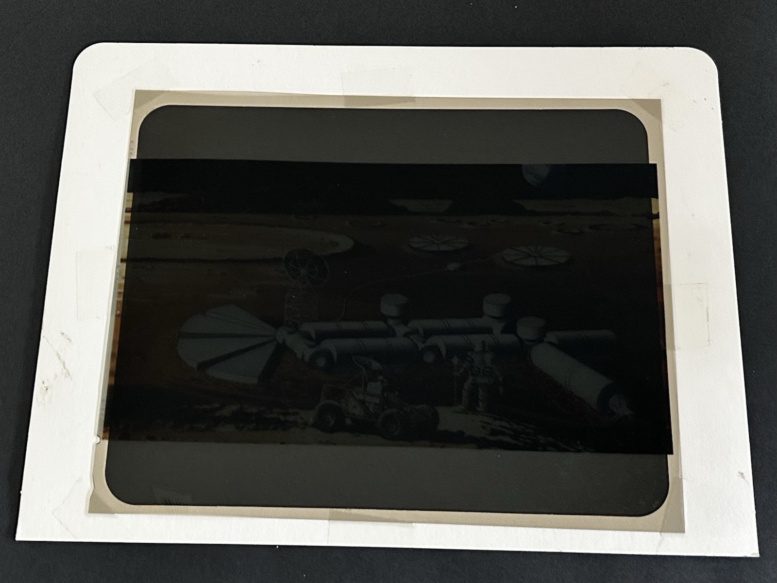 1988 NASA KSC Space Station Lunar Operations Concept Presentation Transparency
