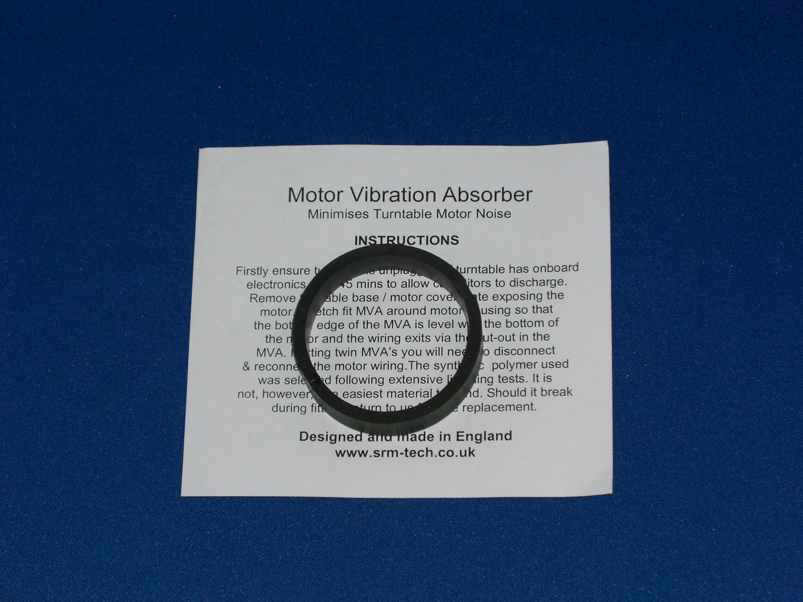 SRM TECH MOTOR VIBRATION ABSORBER