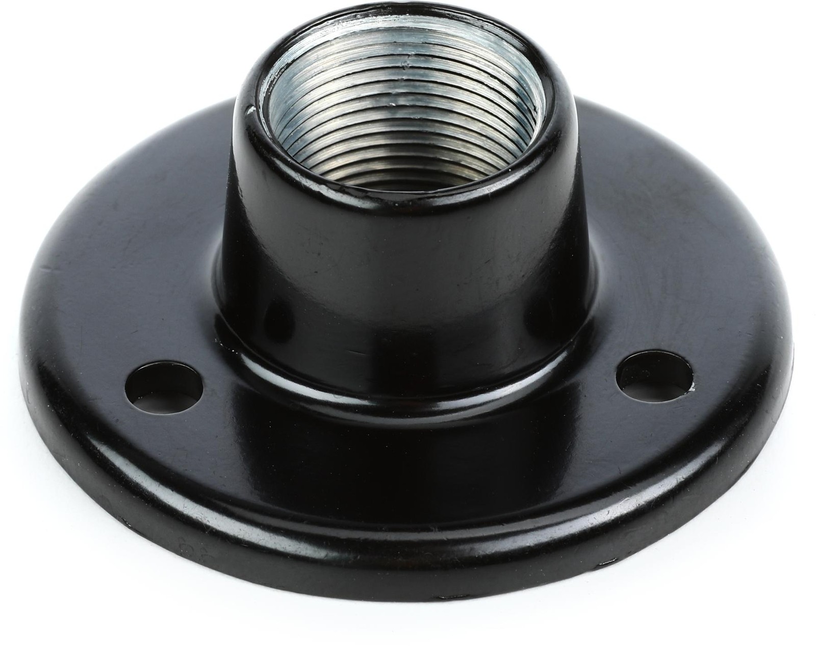 AtlasIED AD-11BE 5/8-inch Female Mic Flange Adapter - Ebony (2-pack) Bundle