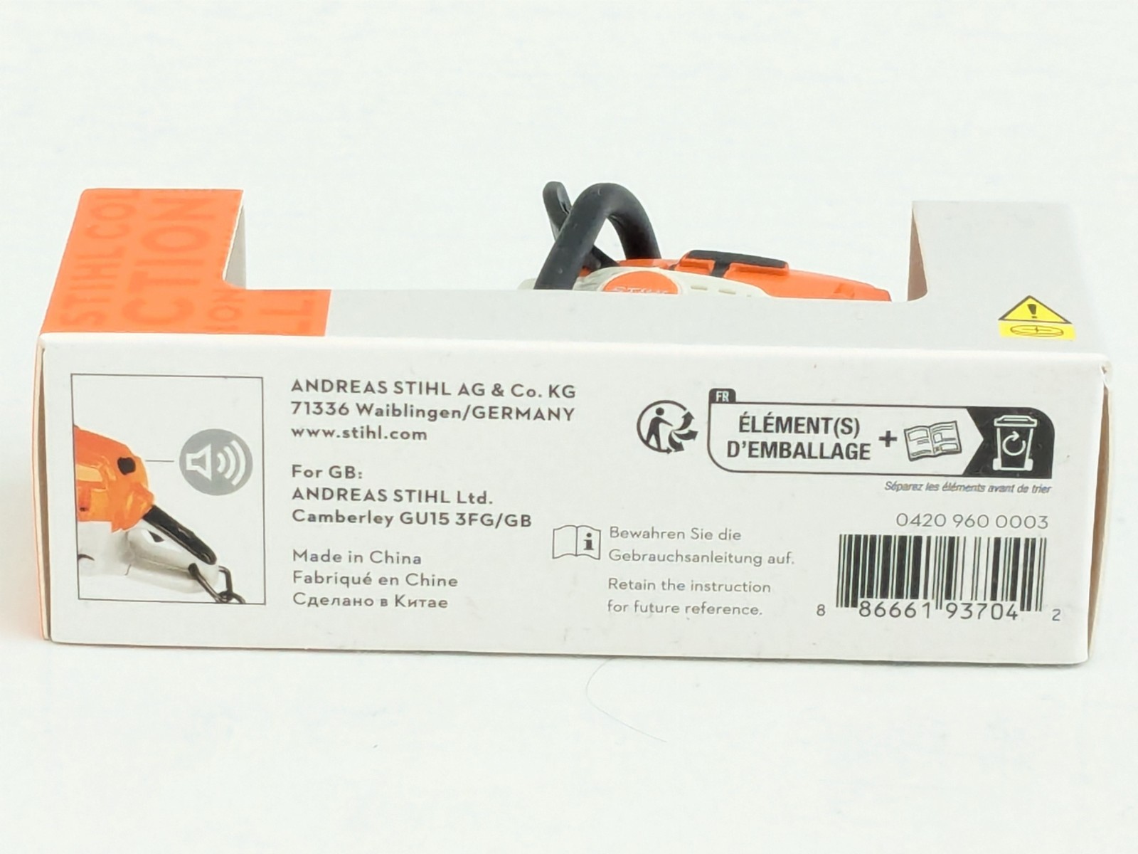 Stihl Chainsaw Keychain - With Sound Effects GENUINE OEM
