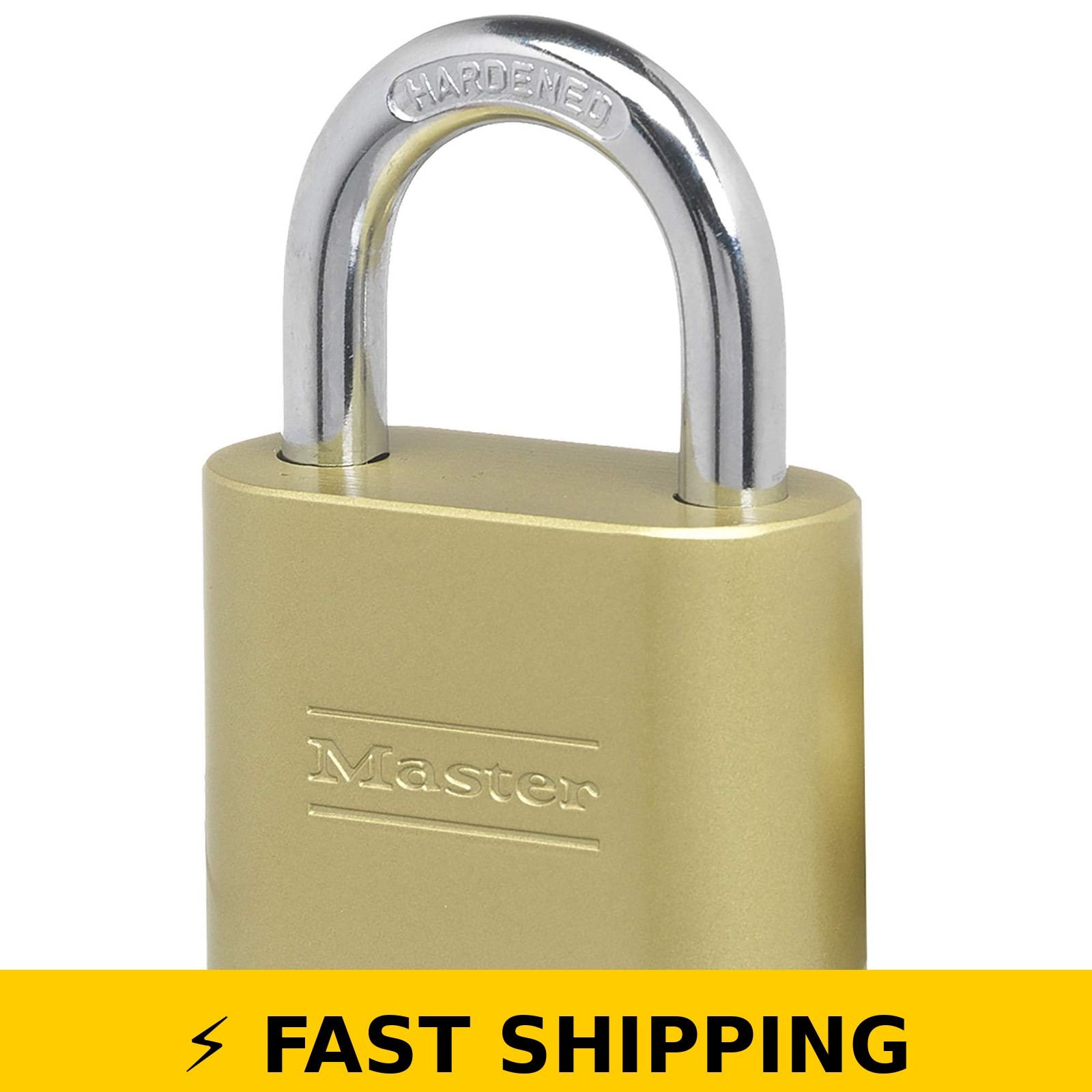 Master Lock Brass Combination Padlock 175D for Indoor/Outdoor Use