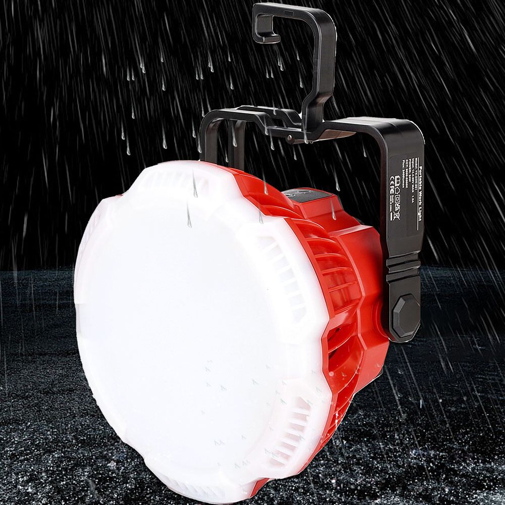 Cordless LED Work Light for Milwaukee 18v Battery 24W 2400LM Flood Light w/ USB