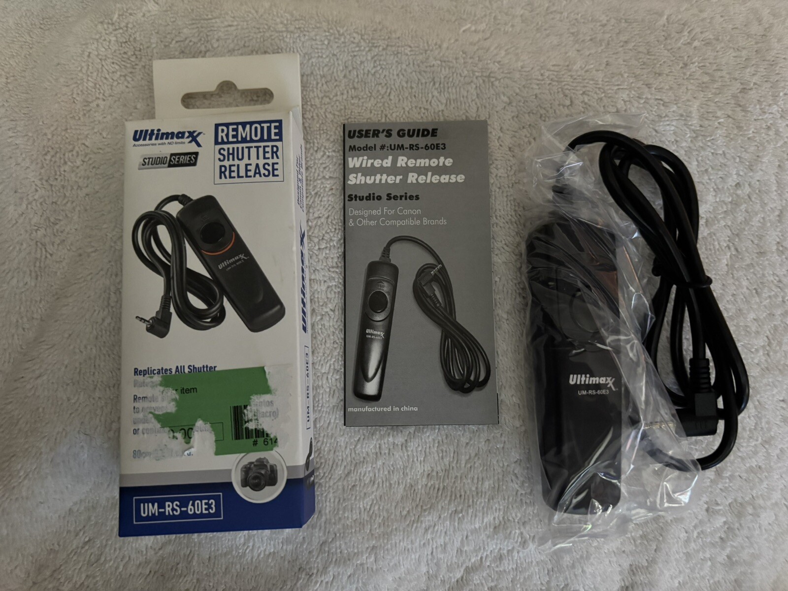 Ultimaxx UM-RS-60E3 Remote Shutter Release For Canon Samsung Pentax Sigma