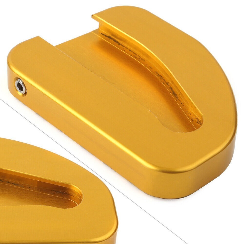 Kickstand Side Stand Enlarger Plate Fit HONDA GL1800 2010 - 2017 Gold 1pc