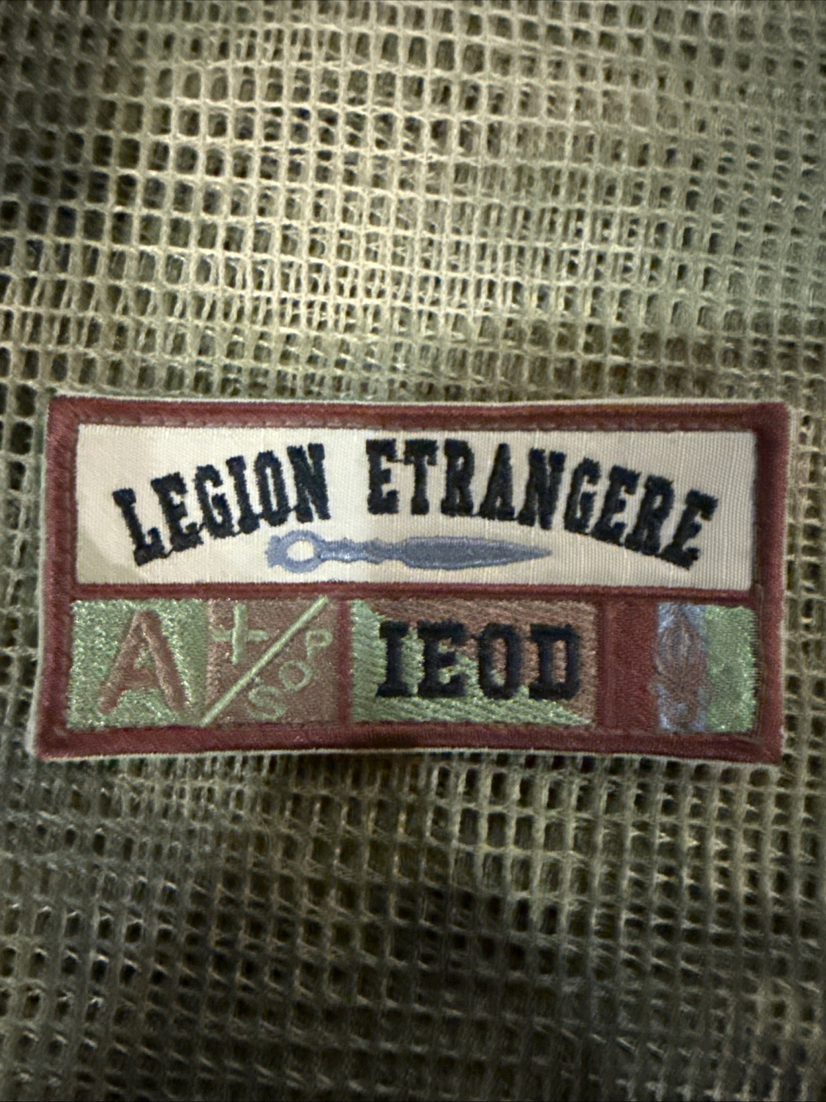 French Foreign Legion Legion Etrangere SOP I-EOD Patch Coyote Border