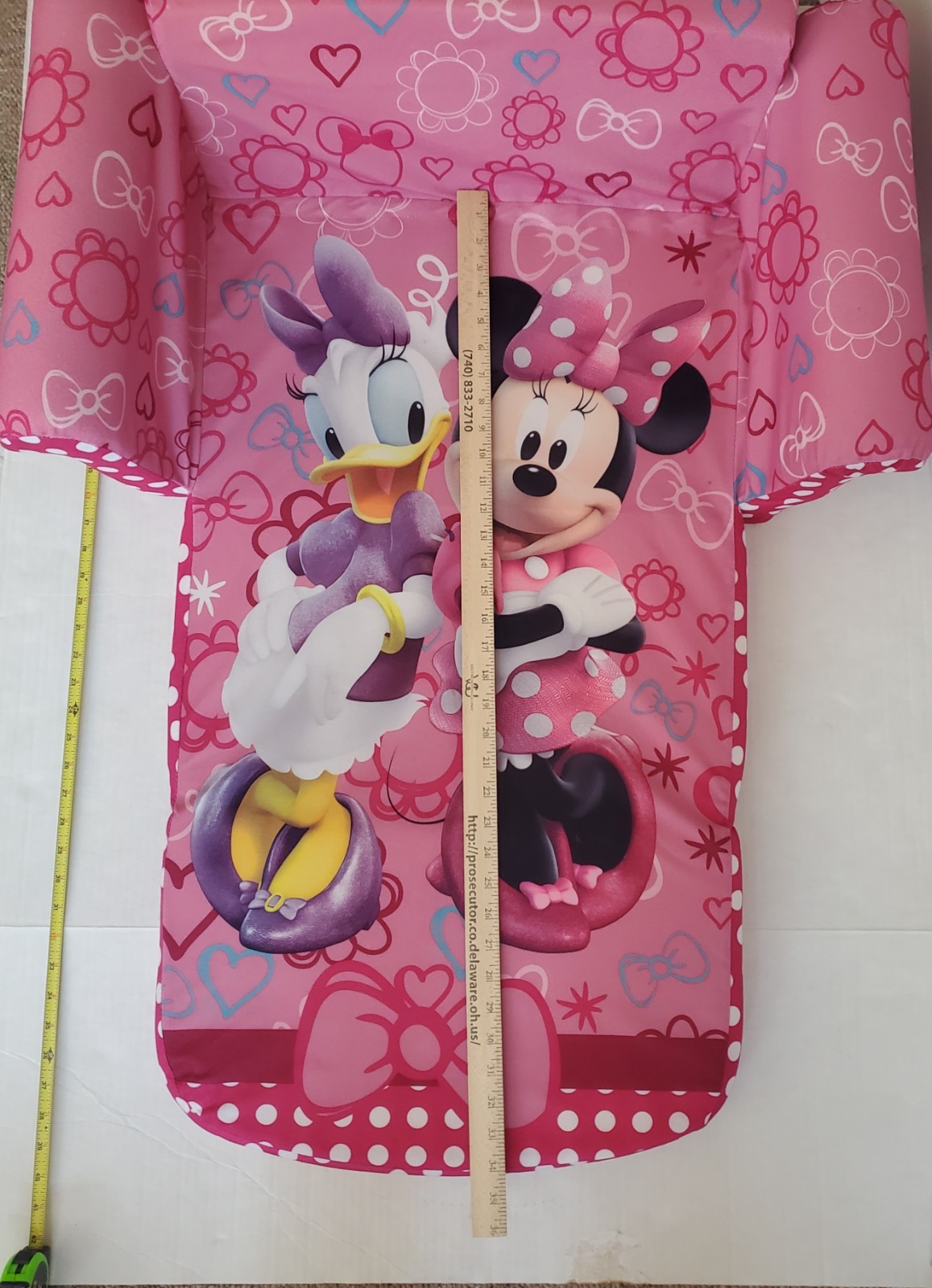 Disney Minnie Mouse Sofa Bed Kids 2 in 1 Flip Open Couch Daisy Duck Marshmallow