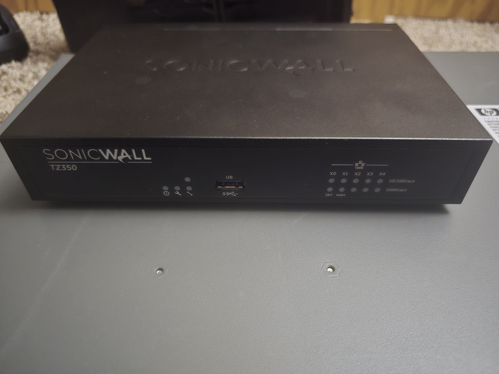 SonicWall TZ350W TZ Series Next-Generation Firewall - Black
