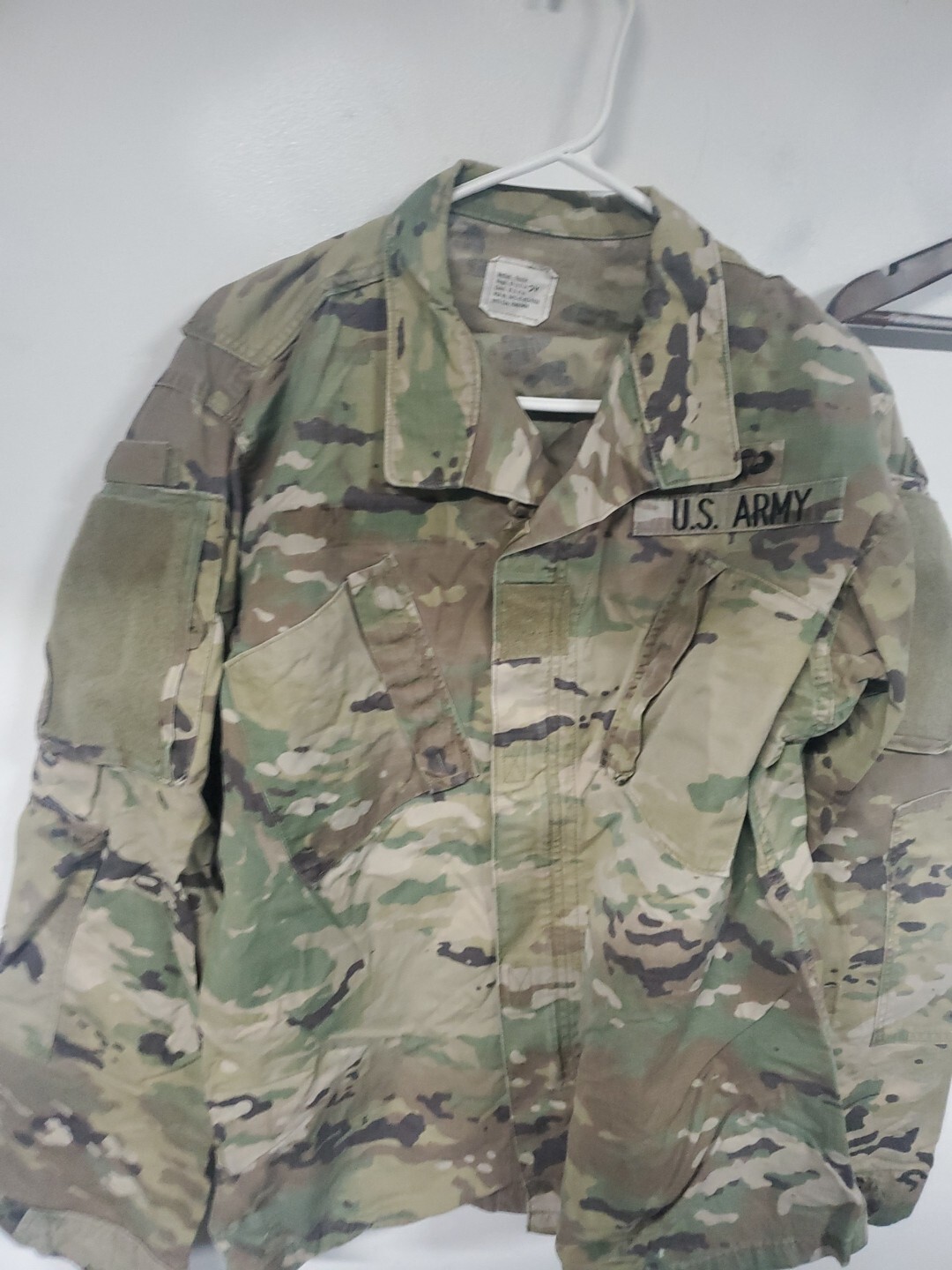 USGI Scorpion W2 OCP Combat Uniform top jacket medium Short  50/50 Z