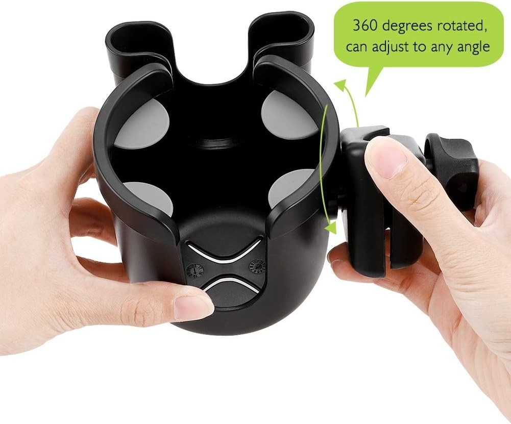 2-in-1 Stroller Cup & Phone Holder - Universal Fit for All Adventures