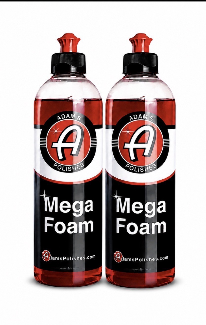 Adam’s Mega Foam 16oz  pH Neutral Car Soap For Car Washing, Concentated For W...